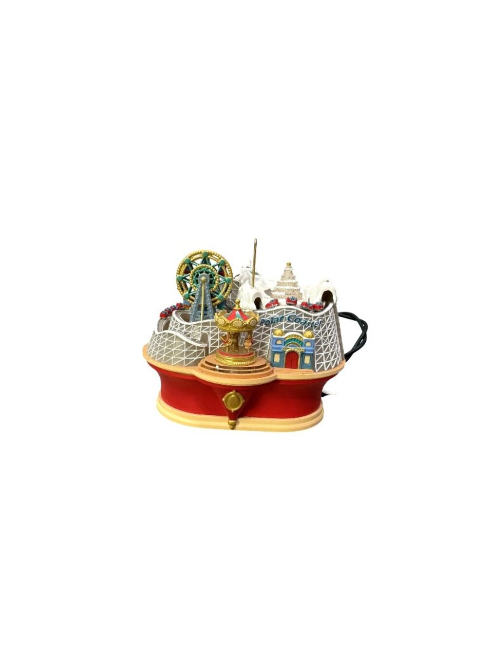 Hallmark Polar Coaster 2003 Magic Movement Lights & Sound Ornament Vintage